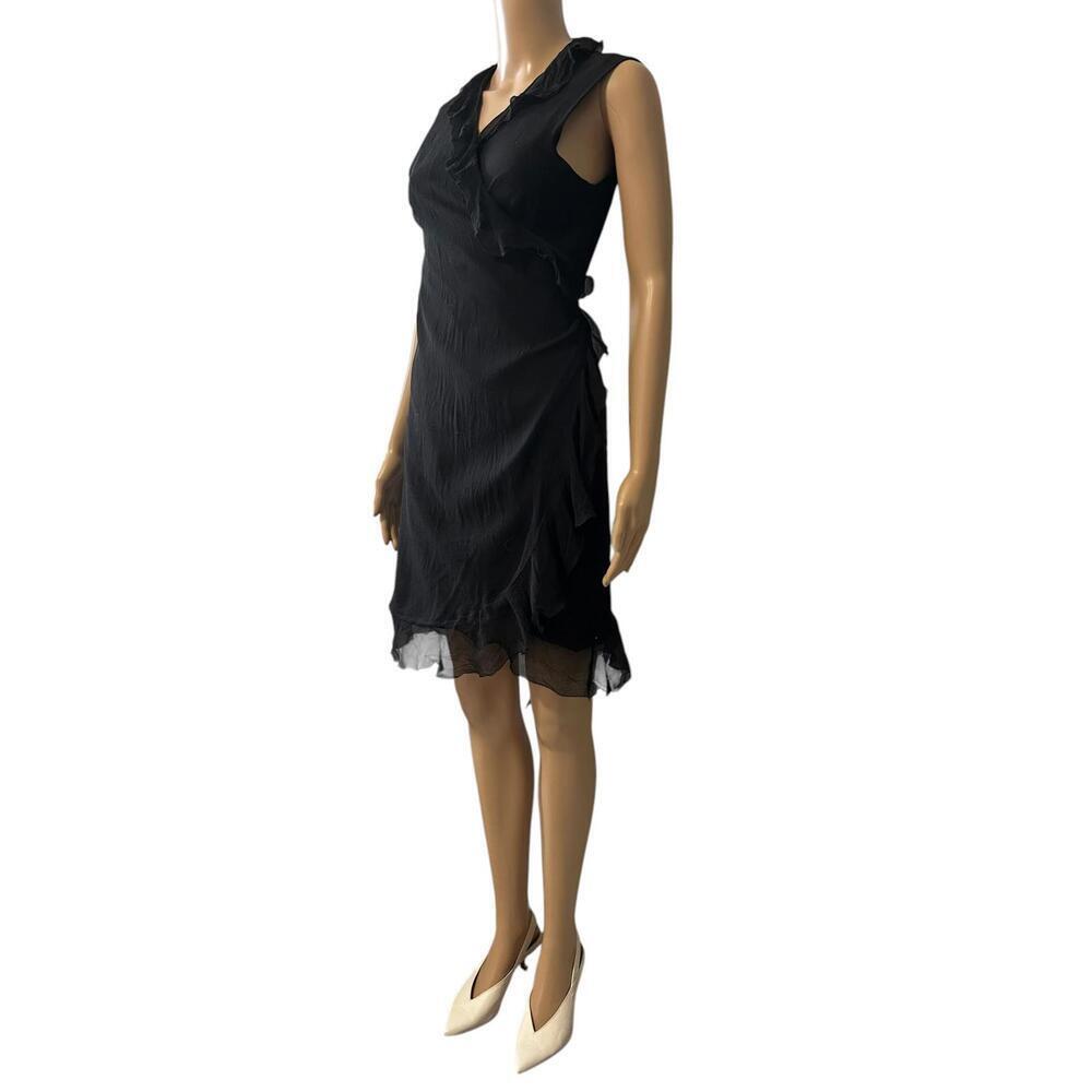 Elegant Black Ruffle Dress